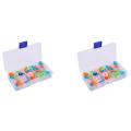 40 Pieces Multi-colored Needle Point Stoppers Needle Point Protectors