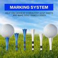 80pcs Plastic Golf Tees Reduces Friction Side Spin 5 Prongs Golf