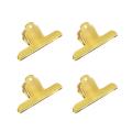4 Pcs Clips Stainless Steel Bulldog Paper Clips for Office Supplies