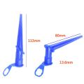 5pcs Universal Odorless Glass Glue Tip Mouth Blue Nozzle Tools