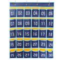 30 Numbered Storage Bag for Classroom Calculator Mobile Phone Holders