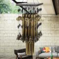 Outdoor Indoor Metal Tube Wind Chime with Copper Bell 80cm