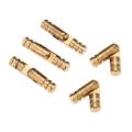100pcs Brass Concealed Barrel Hinges Jewelry Wood Boxes 4x20mm