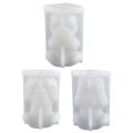 Candle Moulds,skull Silicone Candle Moulds (cover Your Eyes)