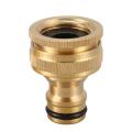 4 Pc Brass Hose Connector Hose End Quick Connect Fitting 1/2 Inch