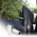 Car Rear View Mirror Knob Cover for Benz Smart 2016-2021 Silver