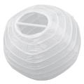 5pcs 4 Inch 10cm Round Paper Lantern for Party Decor(white)