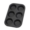 Non-stick Round Cupcake Mold Pan Muffin Tray Carbon Steel(s)