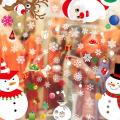 Christmas without Trace Window Stickers Wallpaper Glass Window-a