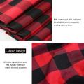 Buffalo Checked Plaid Table Runner 13x84 Inch Black and Red