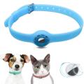 Dog Collar Holder Cat Collar for Apple Airtag On Cats Puppies Blue