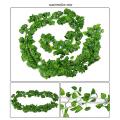 2m Long Artificial Plants Green Ivy Leaves Decoration,grape Leaf