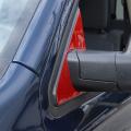 Front Triangle Panel Cover Trim for Dodge Ram 1500,red Carbon Fiber