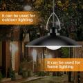 Solar Light Portable Camping Lamp Outdoor Four Heads Cold White 30w