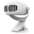 Portable Usb Rechargeable Fan 360 Degree 3-speed Silent White