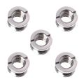 1/4" to 3/8" Convert Screw (5 Pack) Adapter for Tripod and Camera and Quick Release Plate