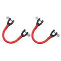 2 Pcs Ski Tip Connector Snowboard Connector Snowboard Clip,red