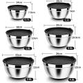 Mixing Bowl,stainless Steel Bowl Set with Lid,for Cooking,baking