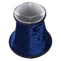 2x Fabric Clip On Lamp Shade, E14 Handmade Lampshade(dark Blue)