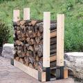 1pcs Durable Helpful Iron Practical Log Holder Firewood Storage Rack