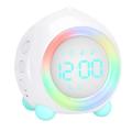 Kids Alarm Clock for Kids Color Night Light, Adjustable Blue