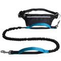 Dog Leash with Waist Bag Reflective Jogging Dogs Traction-d