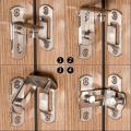 3 Inches 90 Degree Door Bolt with Screws for Doors Sliding Lock 5pcs