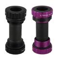 Motsuv Bottom Bracket 68/73mm Aluminum Alloy Bb Axis Parts Black