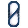 Durable Titanium Alloy Keychain Car Key Holder Backpack Buckle,blue