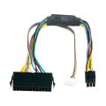 Atx Main 24pin Female to 6pin Male 6pin Pci-e Psu Power Adapter