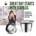 Stainless Steel Refillable Coffee Capsules, for I Cafilas Filters
