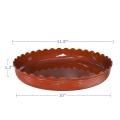 6 Pack 12 Inch Round Wave Plant Saucer, for Garden and Out Door Plant