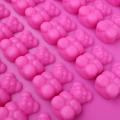 Diy Mirror Gummy Bear Gummy Bear Crystal Epoxy Mold Baking Cake-white