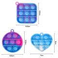 15 Pcs Silicone Keychain Toy Fidget Toy Office Desk Toy for Kids