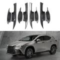 Carbon Fiber Exterior Door Handle Cover&door Bowl Trims for Lexus