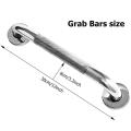 12inch Stainless Steel Chrome Shower Grab Bar,safety Hand Rail,2 Pack