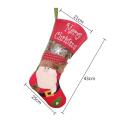 3 Pack Christmas Stockings for Xmas Holiday Family Party Decoration