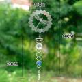 3d Metal Stainless Steel Wind Chimes Spiral Phoenix Tail (dragonfly)