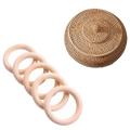 5x Holzring Holzring Zum Basteln Diy Handwerk Schmuck 30mm