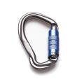 Camnal 23kn Mountaineering Climbing Carabiner D Shaped Buckle,silver