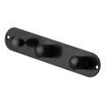 3 Way Loaded Prewired Control Plate for Tl Tele Telecaster, Black