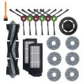 For Ecovacs T10 Turbo Robot Cleaner Main Brush Side Brush Filter Kits