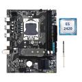 X79 Motherboard with E5 2420 Cpu+thermal Grease Lga1356 Ddr3 Reg