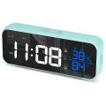 For 6.8 Inch Large Display Digital Alarm Clock with Usb Charger C