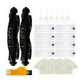 Main Brush Side Brushes Hepa Filter Mop Cloth Replacement Kit