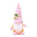 Valentine's Day Decorations Gnome Top Hat Pearl Flower Faceless-b