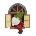 Elf Out The Door Tree Hugger Figurine for Home Yard Porch Decor A