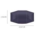 Car Sun Shade Umbrella Cover Tent Cloth Uv Protect 4.2 X 2.1m Blue