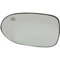 Left Door Wing Side Mirror Glass Heated with Backing Plate for Jeep