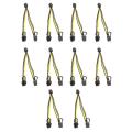 10pcs Pci-e 8p Female to Dual 8pin 6+2p Extension Cable 18awg Wire